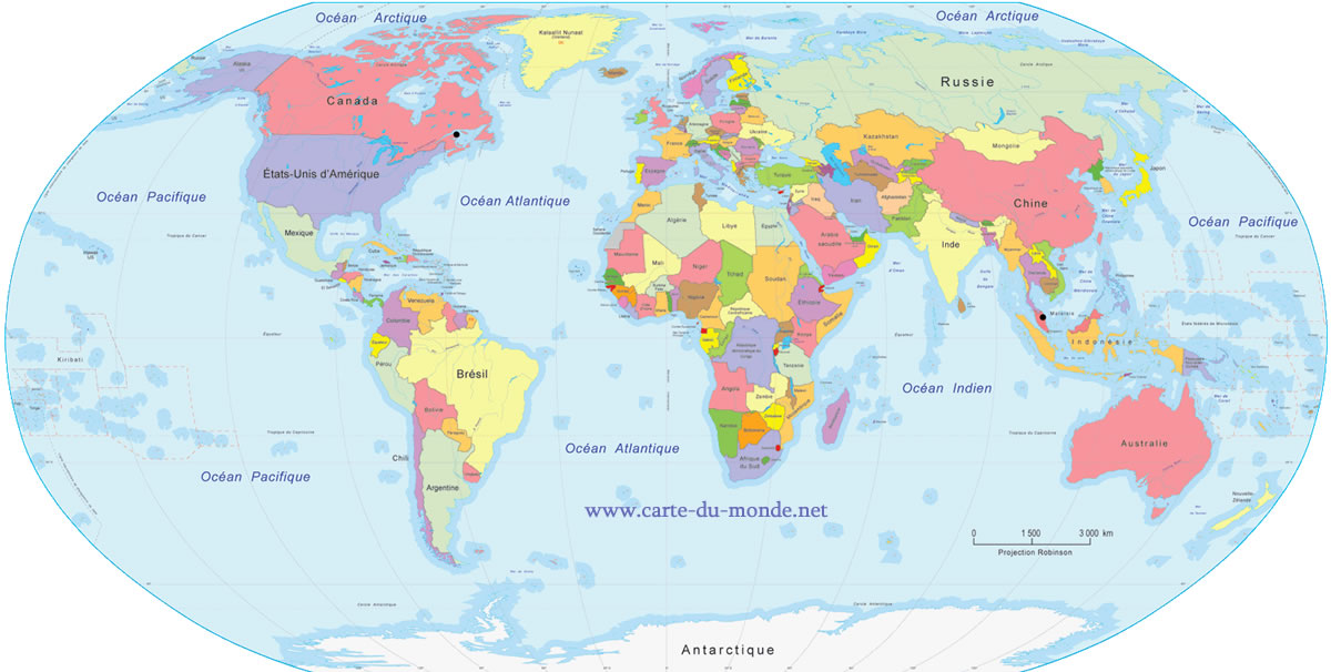 Carte Europe politique, Carte du monde